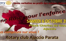 Opération Rotary club Ajaccio Parata: « Une rose pour l'enfance »