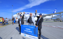 Air Corsica fête son cent millième passager sur Bruxelles-Charleroi