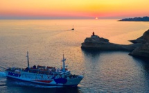 La photo du jour :  Quand le bateau rentre au port de Bonifacio…