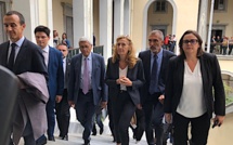  A Bastia  :"Maintenir des réactions puissantes en termes judiciaires contre la criminalité"