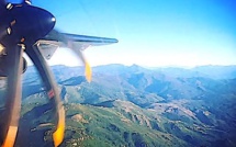 La photo du jour : Entre Bastia et Nice, sur les ailes d'Air Corsica