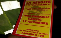 ​17 novembre : Le détails du mouvement à Ajaccio