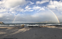 La photo du jour : Arc-en-ciel dans la baie de Calvi