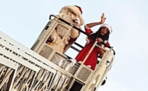 Chez les pompiers de Calvi le Père Noël est arrivé par la... grande échelle !