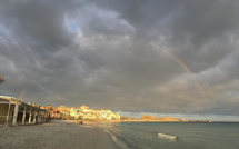 La photo du jour : Lisula illuminée sous une bulle arc-en-ciel