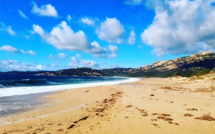 La photo du jour : Sur le sable doré de Murtoli