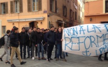Bastia : Les élèves du lycée maritime dans la rue