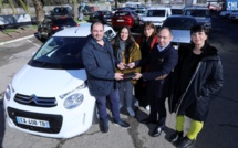 Garage Citroën d'Ajaccio : un véhicule offert à l'occasion d'une Tombola organisée par l'Association Inseme