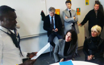 Ajaccio : La Rectrice félicite les élèves allophones de l'EREA, lauréats du concours UNICEF 