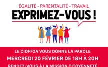Grand débat national : Le CIDFF2A vous donne la parole mercredi 20 février 