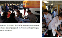 Collecte de sang. Record de donneurs à Corte