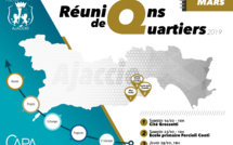 Ajaccio : les dates des réunions de quartiers  pour le mois de mars
