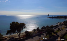 La photo du jour : Lumières de fin d’hiver sur le golfe d’Ajaccio