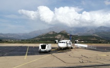 Un ATR d'Air Corsica en panne à Calvi