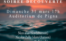 Soirée  découverte avec  Rézo le 31 mars à l'auditorium de Pigna