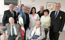 Ajaccio : Jean Narducci, ancien résistant du Vercors, fête ses 99 ans avec ses amis du Train à l’EHPAD de « l’Olivier Bleu »
