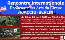  Echanges interculturels à travers les arts du cirque  au CSJC d'Ajaccio, du 20 au 28 avril.