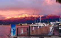 La photo du jour : Coucher de soleil sur Calvi après l'orage