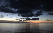 La photo du jour : ciel d'orage entre le Cap Corse et l'Ile d'Elbe