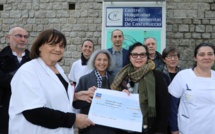 Ligue contre le Cancer : 14 574€ pour le pôle oncologie de Castelluccio