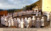 La photo du jour : Les confréries de Balagne réunies à Nessa