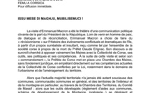 Femu a Corsica appelle à une triple mobilisation en Mai