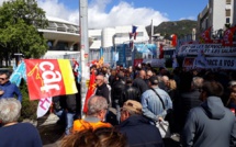 Fonction publique en grève : plusieurs centaines de fonctionnaires dans la rue à Bastia