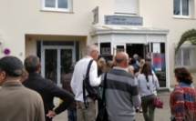 Forte mobilisation ce lundi au Centre des Finances Publiques d’Ajaccio