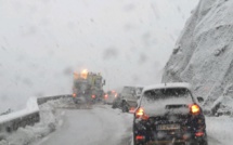 Neige en mai : Le col de Vizzavona fermé