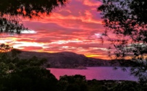 La photo du jour : Quand le soleil colore A Revellata