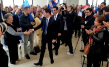 François-Xavier Bellamy, tête de liste LR aux Européennes en visite en Corse