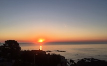 La photo du jour : lever  de Soleil sur Solenzara
