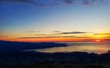 La photo du jour : Coucher de Soleil sur les Agriate