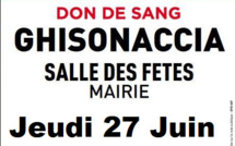 Don de sang : une collecte ce jeudi 27 juin à Ghisonaccia 