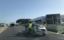 Un accident de la circulation provoque un gros embouteillage à Furiani