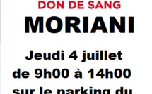 Don de sang : et si vous faisiez une bonne action ce jeudi à Moriani  ?