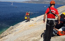 Un homme chute dans les rochers à Calvi