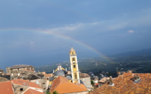 La photo du jour : Arc en ciel sur Cervione après l'orage
