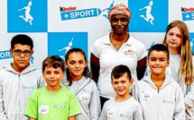  Temple-sur-Lot : Eunice Barber rencontre les enfants de Corse au Village Kinder
