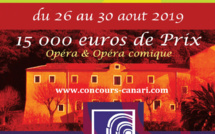 Le 12ème concours international de chant lyrique revient à Canari ce 26 août