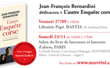 Jean-François Bernardini dédicace "L'autre Enquête corse" ce vendredi à Bastia 