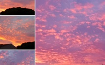 La photo du jour : Coucher de soleil sur Notre Dame de la Serra