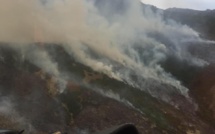 Feu de Volpajola : les pompiers héliportés