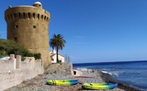 La photo du jour : la tour de Miomu dans son nouvel habit de lumière