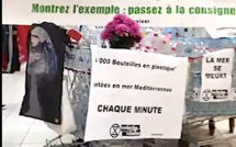 Extinction Rébellion Corsica en action dans un hyper marché de la région bastiaise 