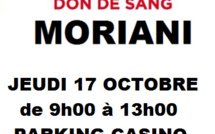 Don du sang : Une collecte ce jeudi à Moriani