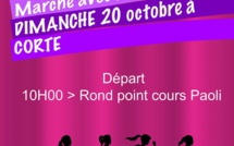 Corti : Une marche rose ce dimanche 