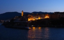 La photo du jour : Bastia à la tombée de la nuit