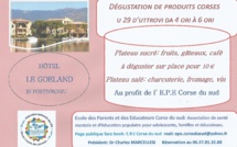 Porto Vecchio : Una dégustation des produits corses organisée par l'EPE Corse du Sud