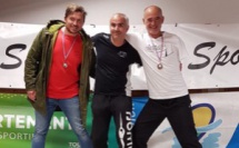 Thierrry Corbalan sur le podium aux "Boucles de Saint-Avertin"